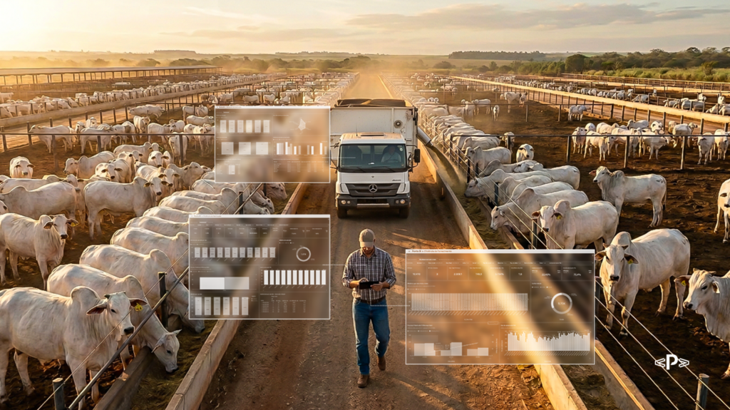 Plataformas digitais para gestão de rebanho: do curral ao romaneio de venda